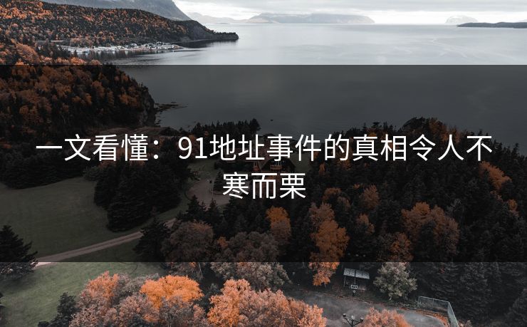 一文看懂：91地址事件的真相令人不寒而栗