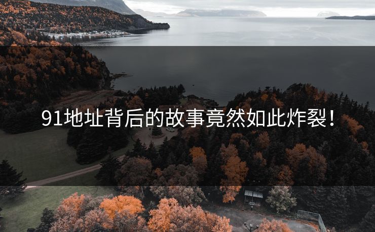 91地址背后的故事竟然如此炸裂！